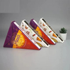 Wholesale Kraft Corrugated Foldable Takeaway Food Paper Packaging Triangle Pizza Box