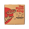 Custom Making Logo Size Food Grade Carton Kraft Corrugated Paper Slice Pizza Box