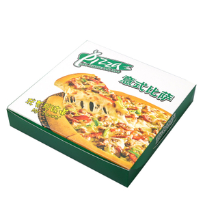 Custom Making Logo Size Folding Food Cardboard Corrugated Paper Slice Pizza Box