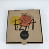 Custom Wholesale Colorful Foldable Black Brown 8 Inch 12 Inch Corrugated Paper Packaging Takeaway Food Pizza Box with Logo Print