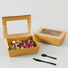 Custom Biodegradable Recyclable Fried Chicken Salad Rice Noodle Kraft Cardboard Paper Lunch Box