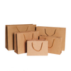 Custom Recycled Restaurant Lunch Packaging Kraft Takeout Paper Hand Length Paper Bag