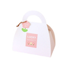 Food Grade Eco Friendly Portable Paper Cake Food Packaging Box for Birthday Carrying with Window