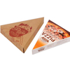 Custom Printed Logo Size Takeaway Food Kraft Paper Triangle Pizza Box 