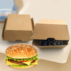 Custom recyclable reusable takeout takeaway food hamburger fried chicken snake potato chip burger packaging boxes