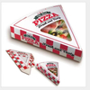 Custom Pizza Box Making Manufacturers Triangle Pizza Slice Box Storage Container For Sale