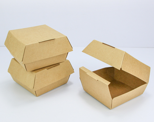 Kraft Paper Hamburger Box