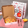 Wholesale High Quality Cheap Custom Logo Portable Thick Recycled Corrugated Pink Pizza Box