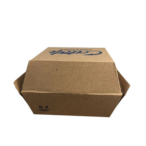 Custom recyclable reusable takeout takeaway food hamburger fried chicken snake potato chip burger packaging boxes