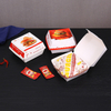 Custom full color printing high quality eco friendly empty paper takeaway food sandwich sushi pastry lunch burger box