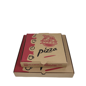 Custom Design Manufacturer Printed Logo White Food Grade Folding Takeaway Pizza Box