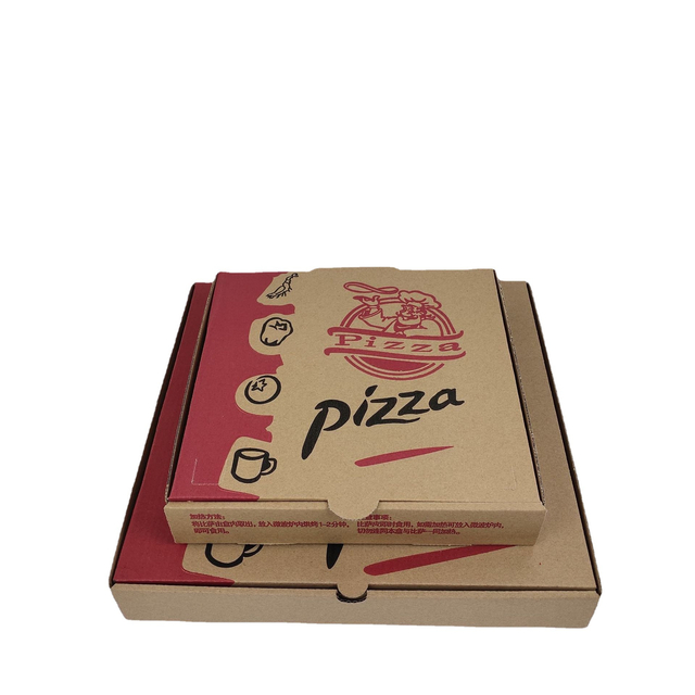 Custom Design Manufacturer Printed Logo White Food Grade Folding Takeaway Pizza Box