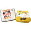 Custom Printed Logo Food Grade Takeaway Cardboard Paper Burger Box 