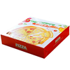 Custom Print Logo Size 6 8 9 10 12 14 16 18 20 22 24 Inch Kraft Corrugated Paper Square Slice Pizza Box 