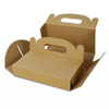 Custom Wholesale Printed Foldable Takeaway Food Corrugated Pizza Box With Handle