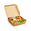 Custom Logo Chinese Printed Disposable Biodegradable Takeaway Kraft Paper Box 