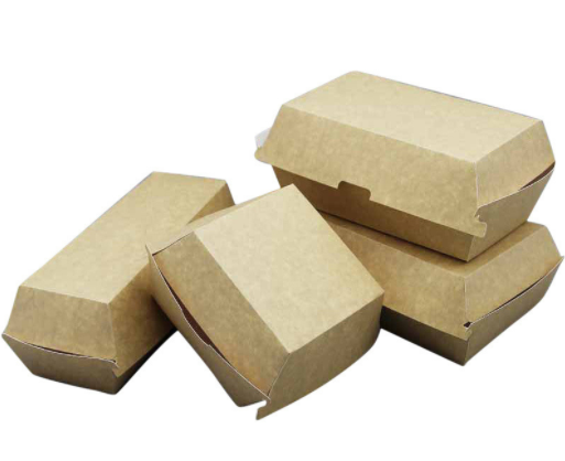 Kraft Paper Hamburger Box 5.png