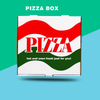 Glossy Lamination Paper Packaging Varnishing Food Corrugated Board Recycled Materials Customised Pizza Box