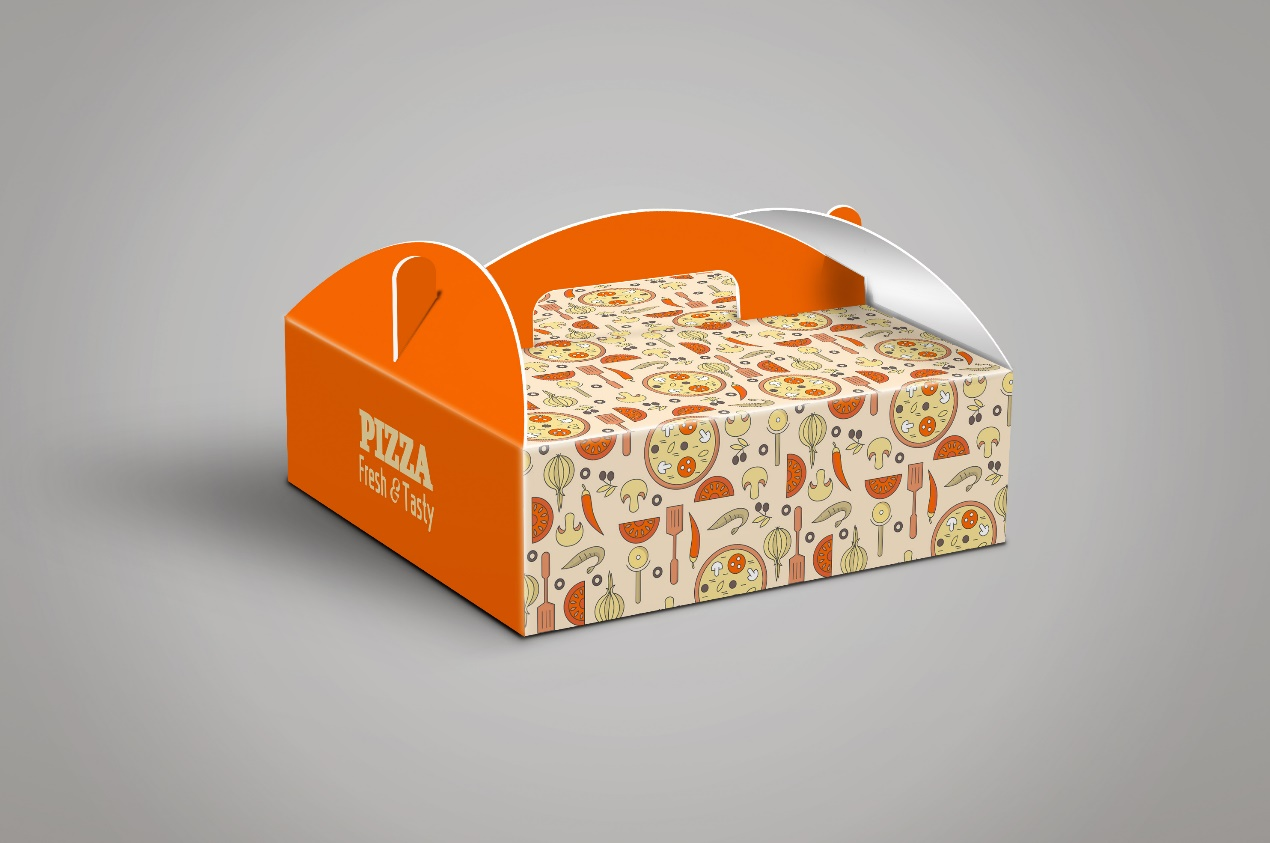 Handle Pizza Box