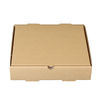 Custom Design Logo Size Takeaway Kraft Corrugated Paper Food Packing Pizza Box 