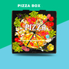 Glossy Lamination Paper Packaging Varnishing Food Corrugated Board Recycled Materials Customised Pizza Box