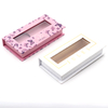 Clamshell Butterfly Custom Transparent and visible with your own Logo High Volume False Eyelashes Packaging Box