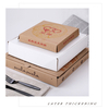 Custom printed personalised all size 9 10 11 12 14 18 Inch corrugated fries hamburger kraft paper pizza boxes