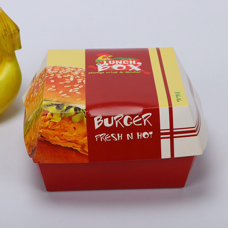 Cardboard Paper Hamburger Box