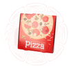 Custom Logo Design Printed Hexagon Triangle Rectangular Round Kraft Corrugated Frozen Pizza Box