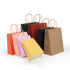 Biodegradable Environmental Protection Custom Logo Printing Recycling Food Kraft Paper Bags