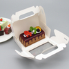 Custom Transparent Foldable Sweet Dessert Cake Food Product Box with Clear Window