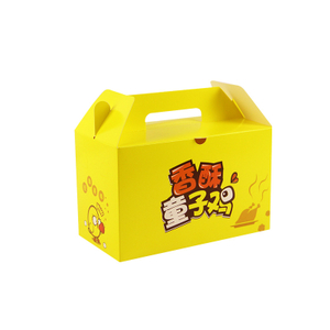 Custom Friendly Fried Chicken Box Take Out Burger Paper Fast Food Delivery White Cardboard Packaging Box