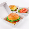 Factories mass-produce waterproof and oil-proof corrugated hamburger boxes with logo