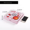 Wholesale High Quality Cheap Custom Logo Portable Thick Recycled Corrugated Pink Pizza Box