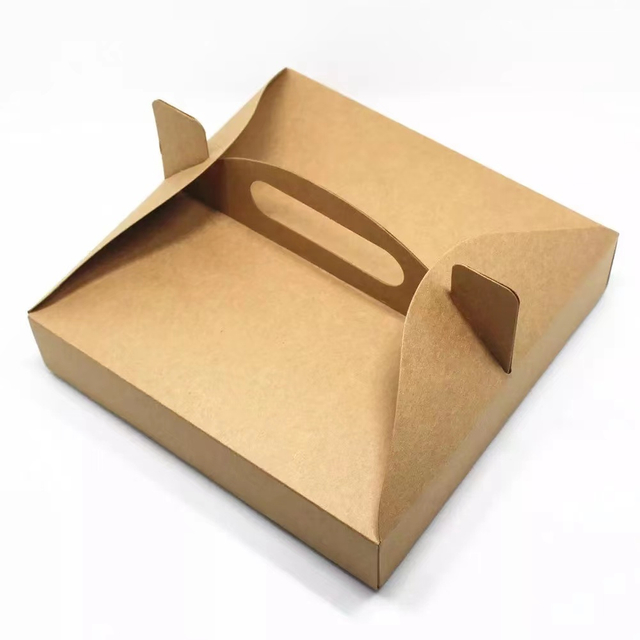 Custom All Size 9 10 12 14 18 Inch Recyclable High Quality Take Away Printing Paper Pizza Box with Handle