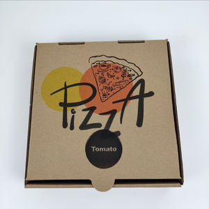 Custom Printed Logo Recyclable Corrugated Snack Pancake Folding Paper Packing Pizza Box