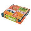 Custom Printed Logo Size 6 7 8 9 10 11 12 Inch Food Grade Kraft Corrugated Paper Pizza Box