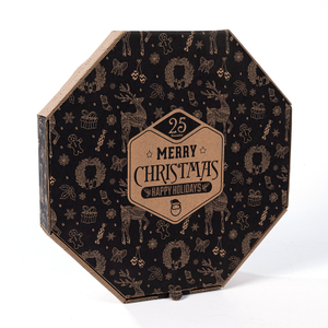 Custom Size Food Grade Kraft Corrugated Paper Octagon Slice Pizza Box