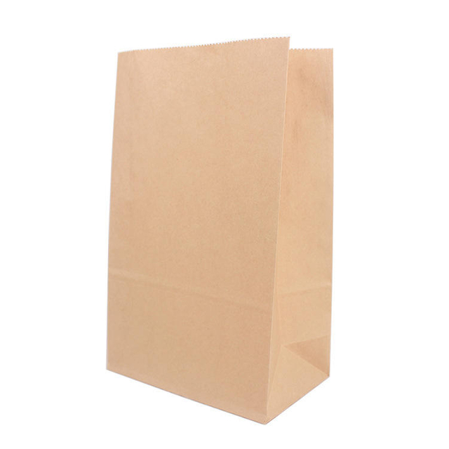 Custom Free Design Brown Kraft Paper Bags With Your Own Logo Degradable Recyclable Shopping Paper Bag 