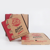 Custom Wholesale Colorful Foldable Black Brown 8 Inch 12 Inch Corrugated Paper Packaging Takeaway Food Pizza Box with Logo Print